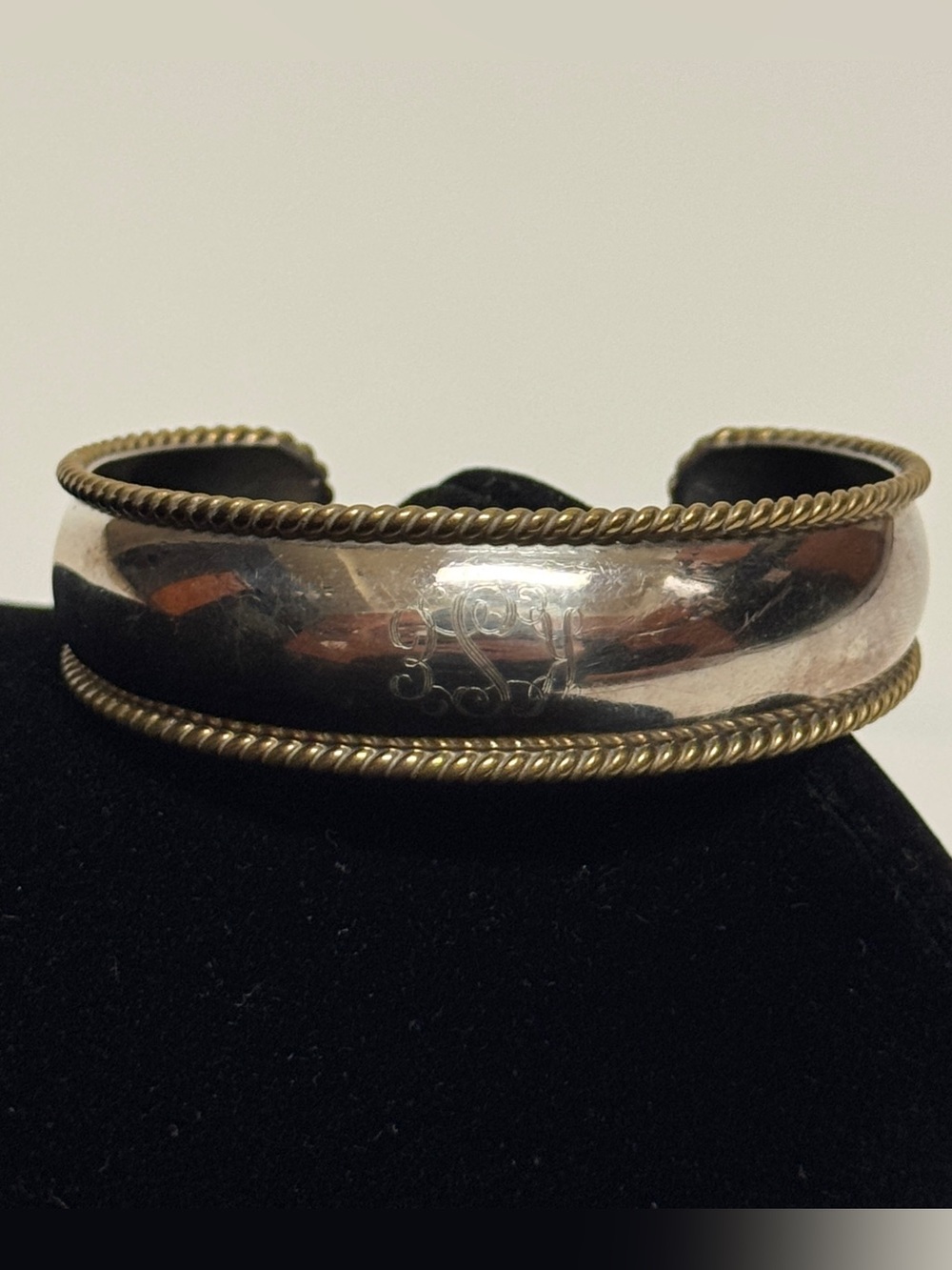 Sterling Silver/Brass Bracelet